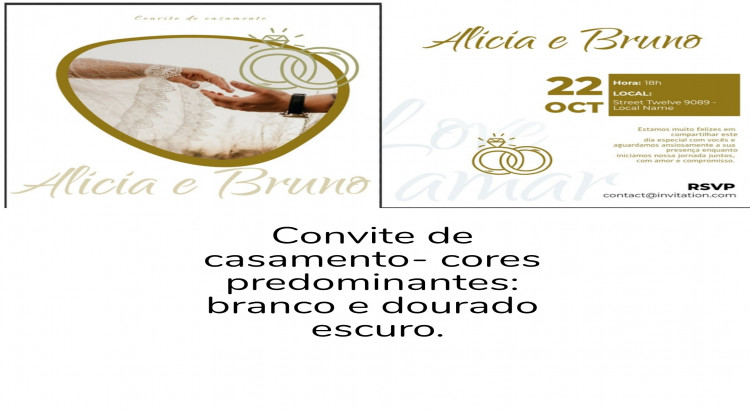 Pafletos e convites bem elaborados